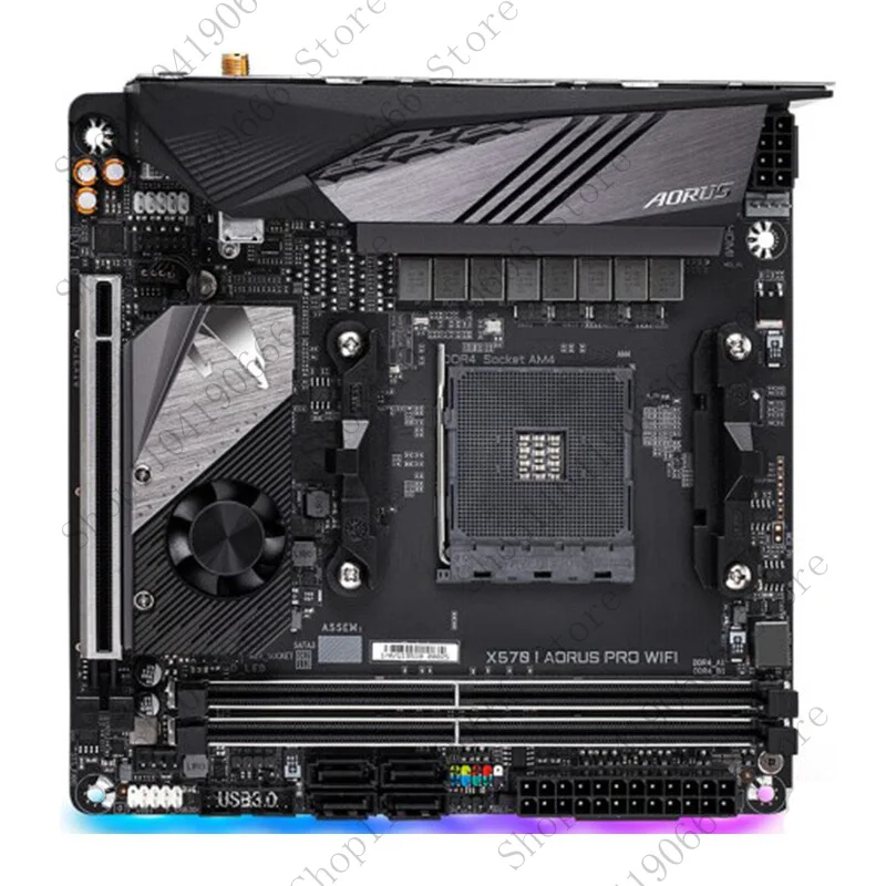 

QQ For Gigabyte X570 I AORUS PRO WIFI AMD AM4 DDR4 MINI-ITX Motherboard Tested.