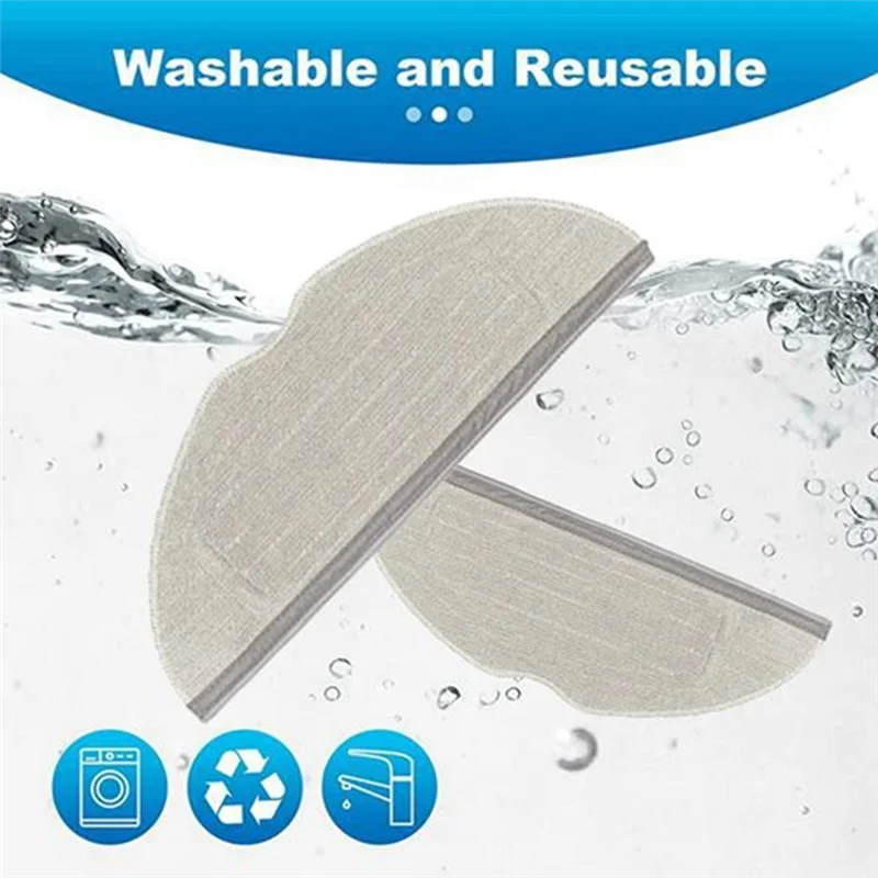 ABBK-24PCS Spazzola Filtro Sacchetto per la Polvere Mop Panno Kit Per Dreame Mova S20 Ultra/RLM71CE Aspirapolvere Parti di Ricambio