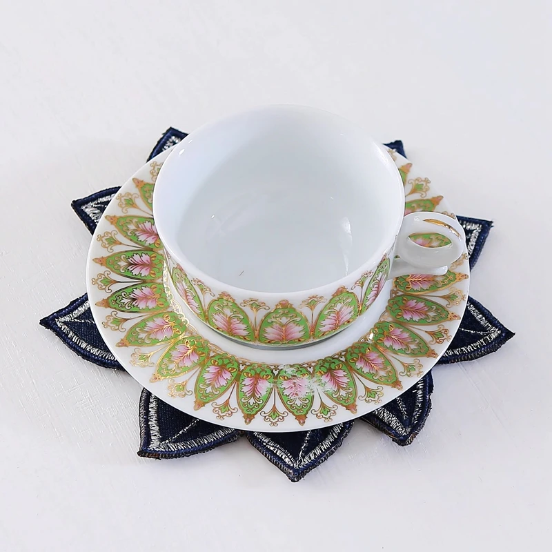 كوب إسبريسو مزين بالزهور من السيراميك الفاخر الخفيف على الطراز الإيطالي، طبق، كوب شاي بعد الظهر، فاخر رائع #4