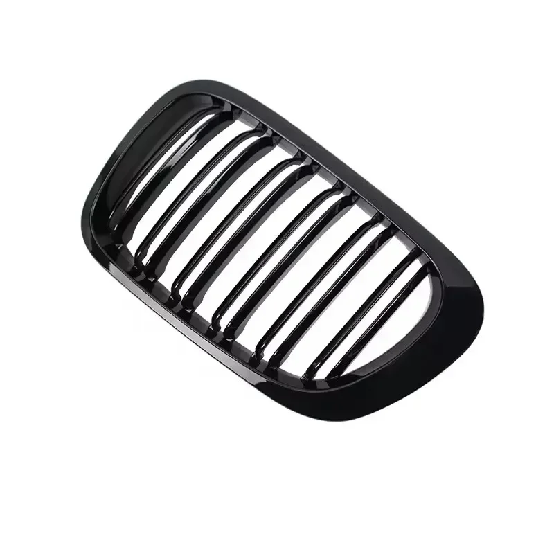 Amortecedor dianteiro do carro rim grill grilleracing grills preto brilhante grades para bmw série 3 e46 4 portas 4d 4dr 1998-2001 acessórios