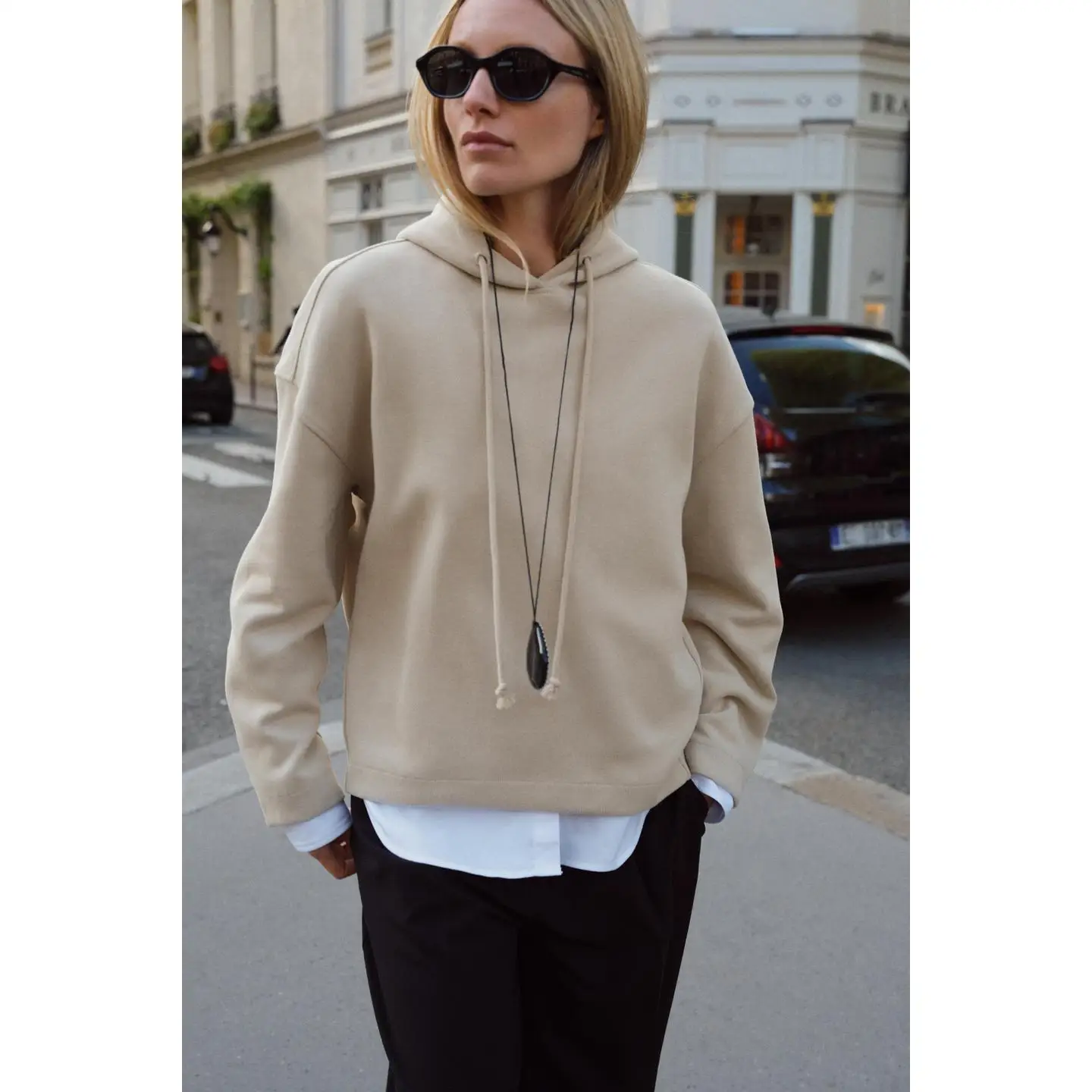 ie Sweat-shirt taille élastique pantalon à jambes larges taille moyenne automne Faion ensemble pour femmes 8-25 ans Spor Sle