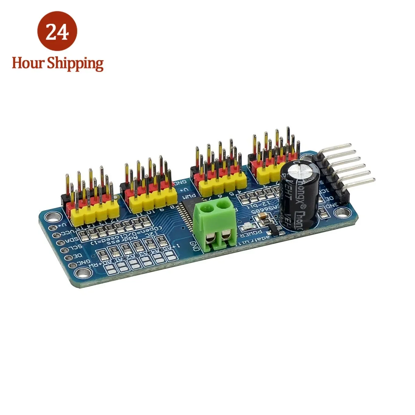 PCA9685PW 16 Channel 12-bit PWM/Servo Driver-I2C interface PCA9685 module for Raspberry pi shield module servo shield