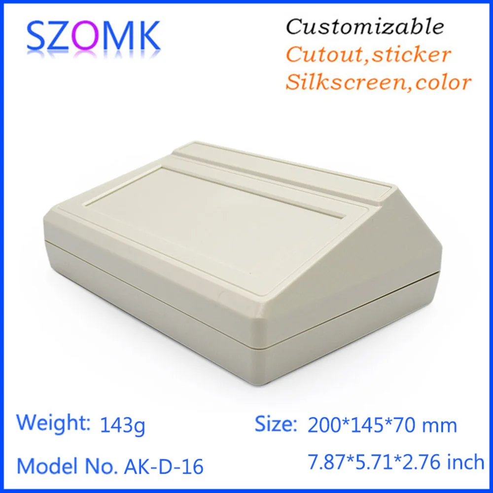 1Piece Plastic housing for connectors SZOMK hot selling desktop plastic enclosure for electronics plastic case