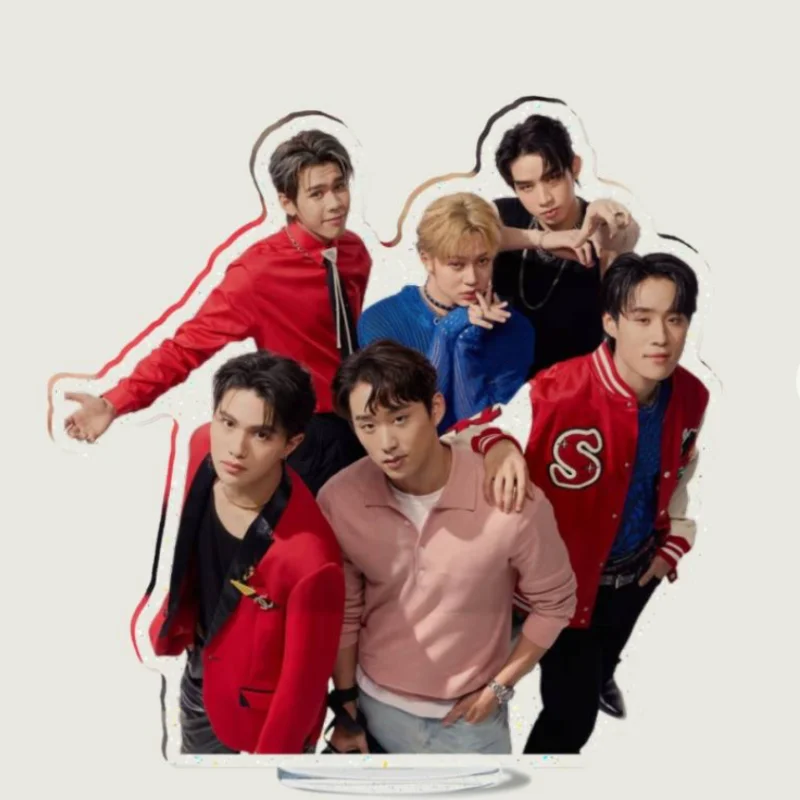 LYKN Williamest 12cm Stand Up Thai TV Thame Po Heart That Skips A Beat Drama Stills Humanoid Stop Sign Desktop Decor Ornaments