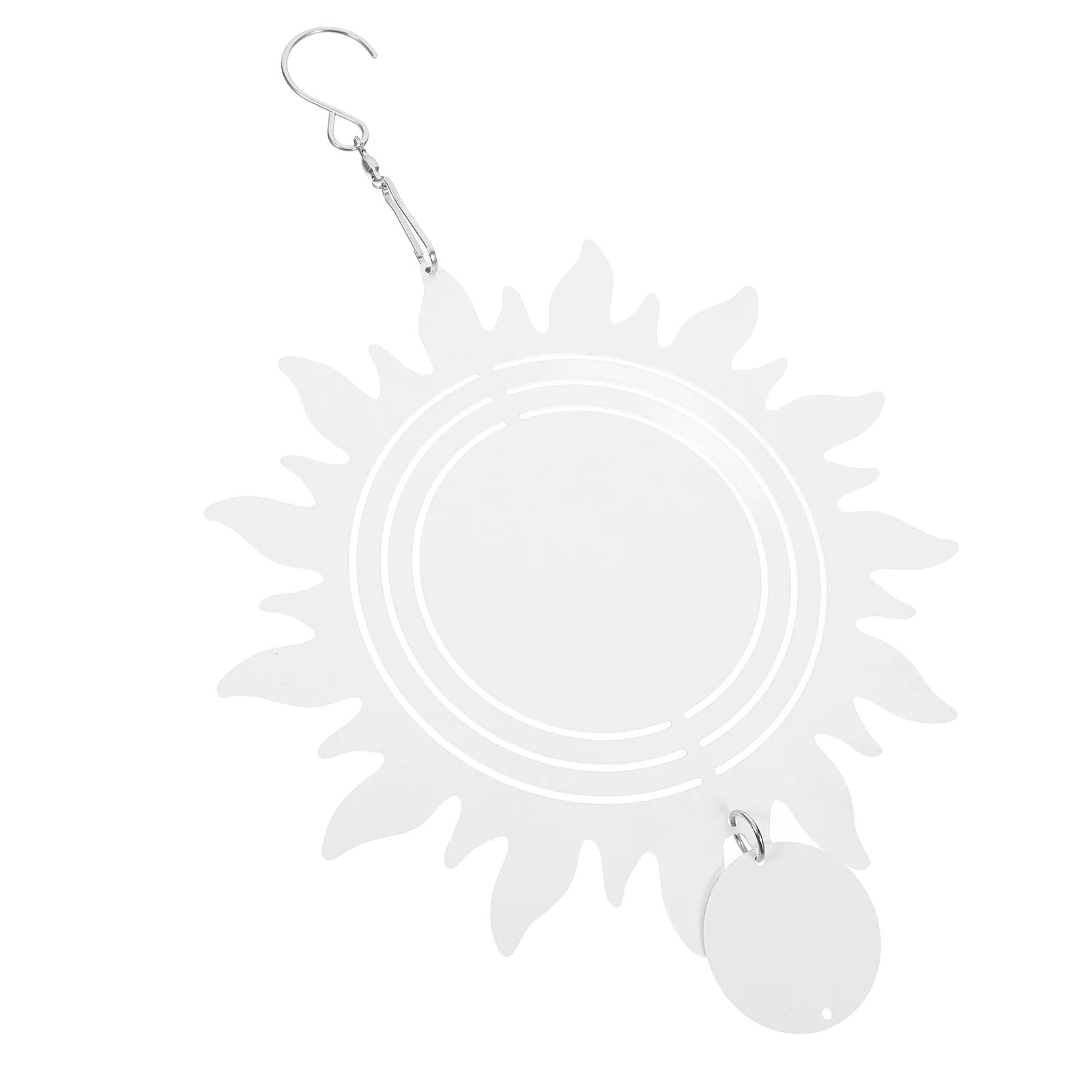 

DIY Sublimation Wind Spinner Aluminum Hanging Ornament for Garden Yard Porch Door Decor Sublimation Wind Spinners