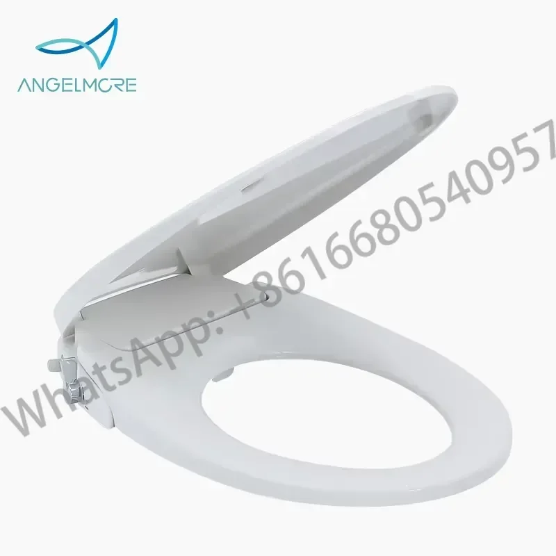 Wholesale Dual Nozzle Self Cleaning O Shape Smart Bidet Seat Cover Rear Feminine Wash Non-Electric Plastic Toilet Bidet Seat