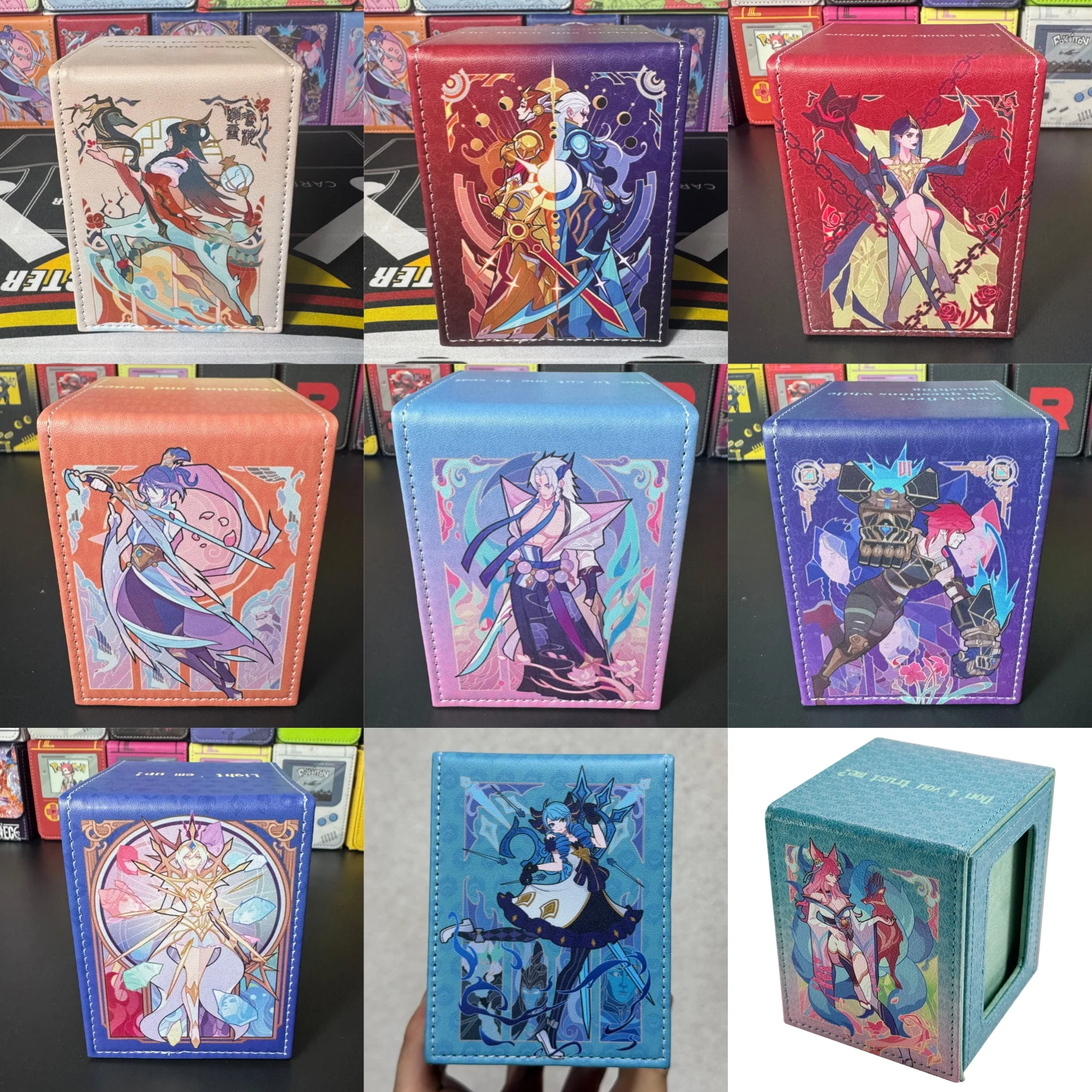 Diy Self Made Goddess Story The Deceivers Lillias Karten-Aufbewahrungsbox Tcg Dianas Hochwertige Leder-Karten-Aufbewahrungsbox Geschenkspielzeug