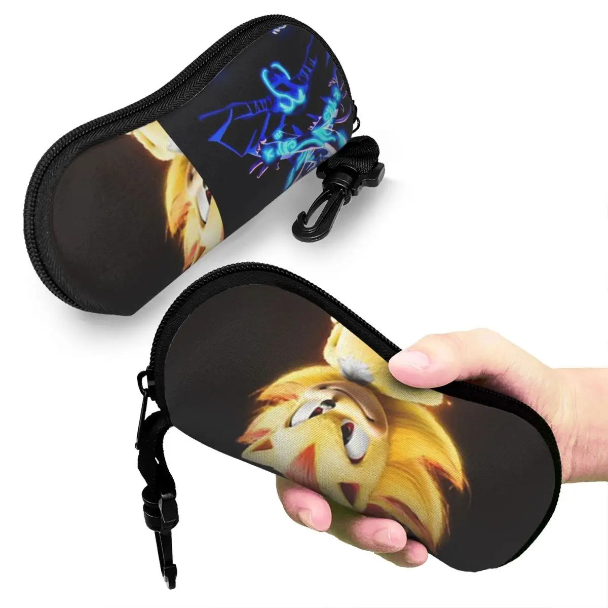 

Super Shadow Shell Glasses Case Portable Sunglasses Box Women Men Soft Eyeglass Bag Pouch