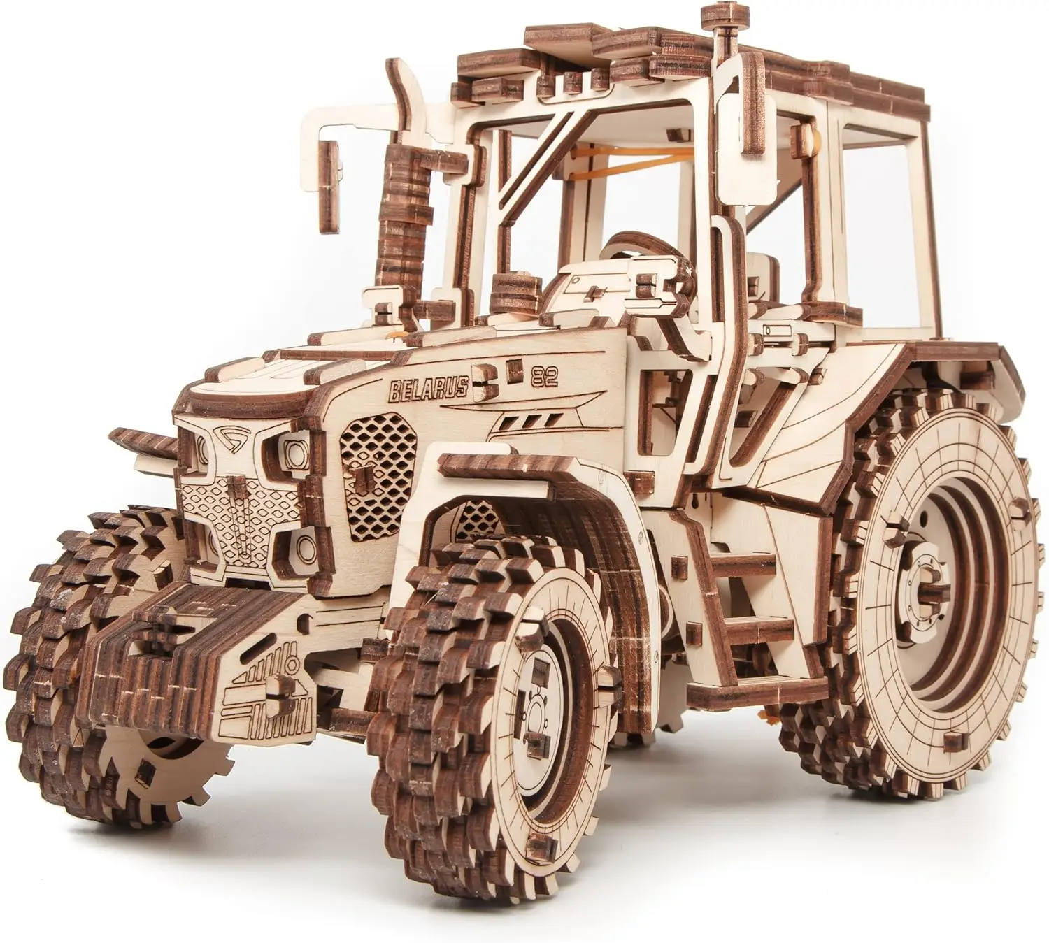 

Tractor BELARUS-82 Model - Exquisite Collectible Mechanical 3D Wooden Puzzle for Adults, Perfect Shelf Display for Home or Offic