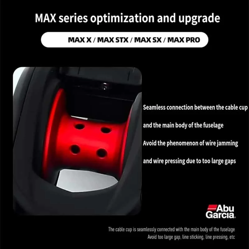 Abu Garcia BLACK MAX3 Low-Profile Baitcasting-Rolle mit 22-Gang-Magnetbremse, Keramik-Schnurführung für Süß- und Salzwasser-Angeln – Detail 6