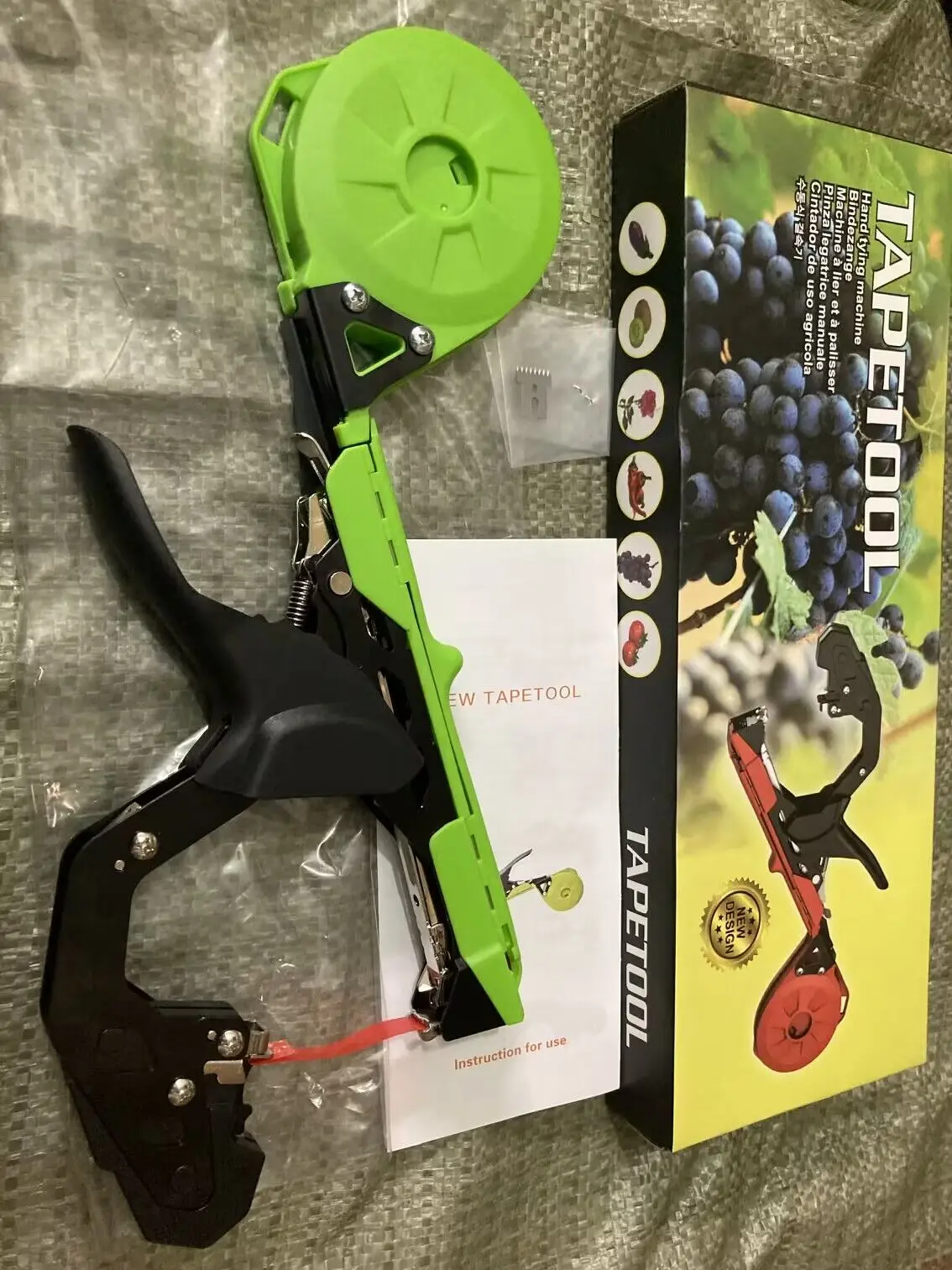 2025ガーデン結束機 植物枝 手動結束機 植物テープツール