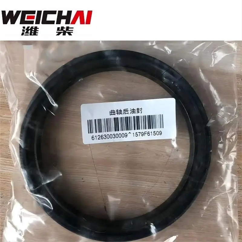 Original Quality WEICHAI WP12 WP13 Engine Parts Crankshaft Rear Oil Seal 612630030009 For WEICHAI WP12 Parts WEICHAI WP13 Parts