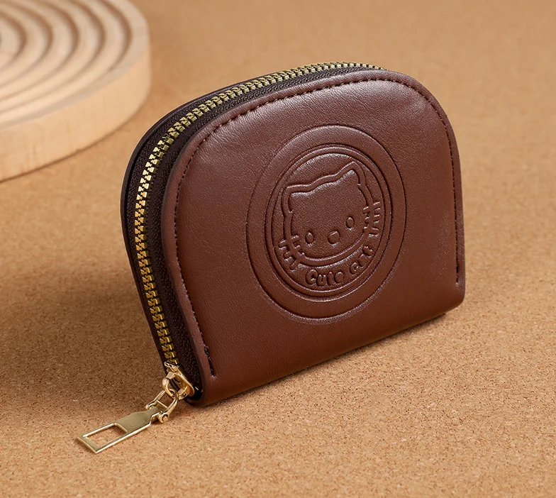 

new Hello Kitty Coin Purse Retro Card Bag With Box Fashion Id Storage Bag Carrying Mini Wallet Women Gift Girl Toy Custom