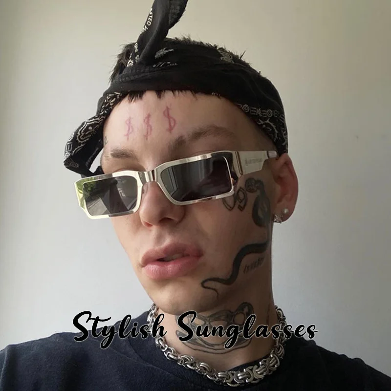 Luxury Square Sunglasses Unisex High Street Fashion UV Protection Premium Frame High Quality Minimalist Chic Sun Shield