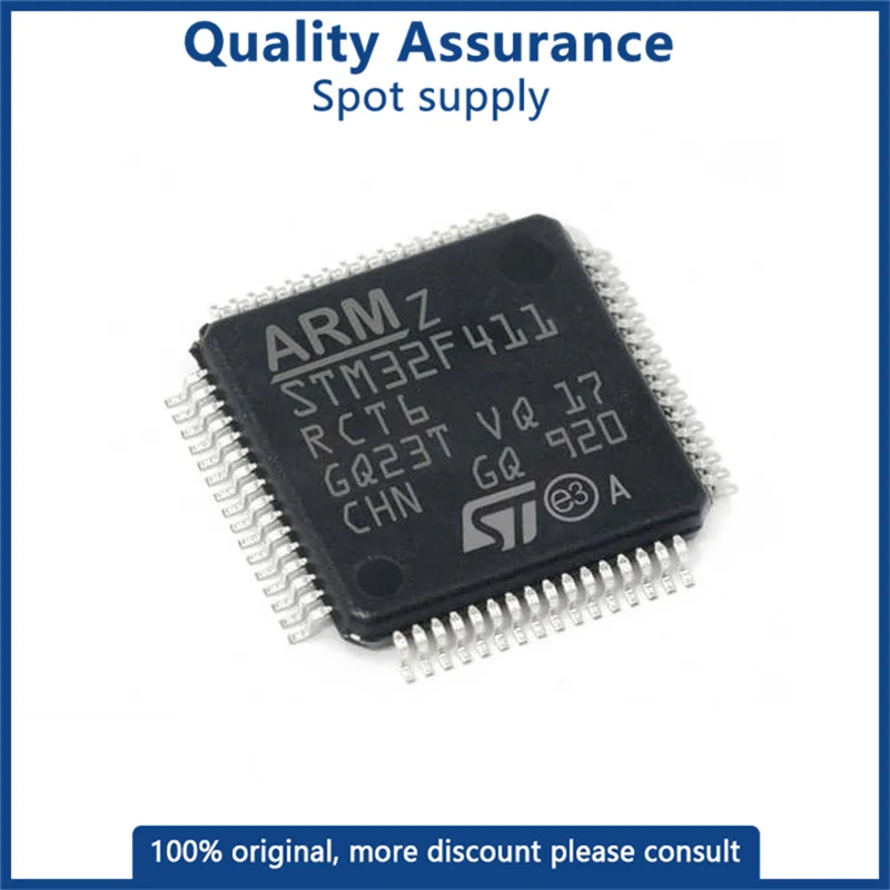 STM32F411RCT6 STM STM32 STM32F STM32F411 IC MCU Microcontroller STM32F411RC IC Chip New Original LQFP-64