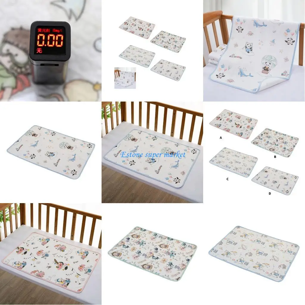 

090B 50x70cm/80x100cm Reusable Baby Changing Mat Waterproof Infant Urinal Pad