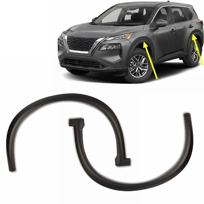 High Quality Front Rear Wheel Eyebrow Plastic Body Trim Molding For Rogue 2021-2023