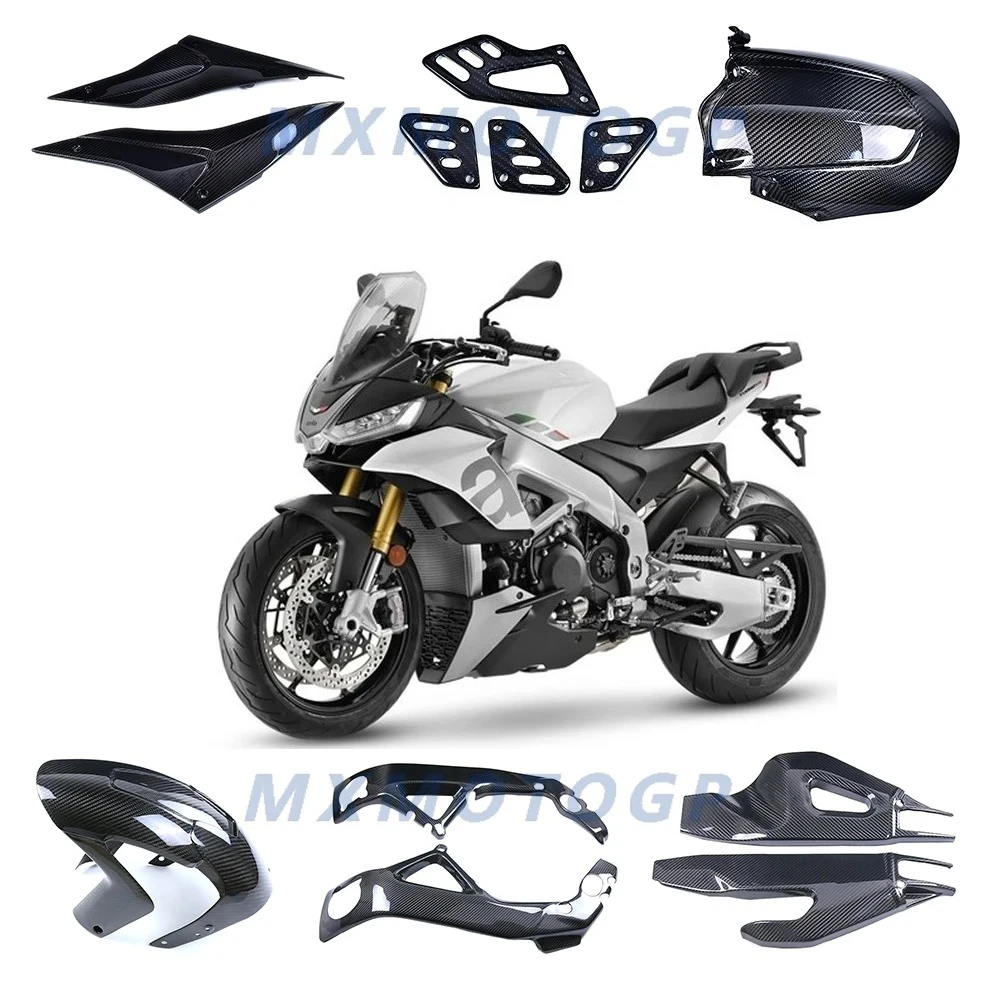

For Aprilia RSV4 Tuono V4 2021 2022 2023 2024 100% Carbon Fiber Swingarm Frame Fender Full Fairing Kits Motorcycle Accessories