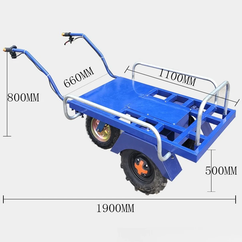 Agricultural single-wheel breeding trolley, construction site orchard climbing steep slope transport vehicle
