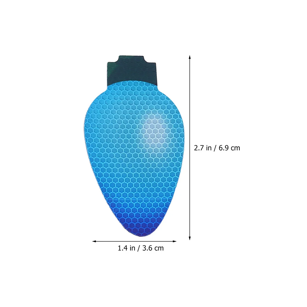 

2 set Christmas Deer Car Magnets Reflective Light Bulb Design Holiday Decorations For Auto Refrigerator Exterior Waterproof