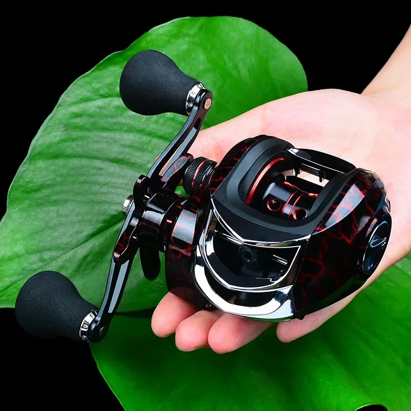 

JAPAN 18+1BB Dual Brake System Baitcasting Reel 8KG Max Drag 7.1 1 High Speed Fishing Reel Carp Bass(Give Gifts) Eyelid tape
