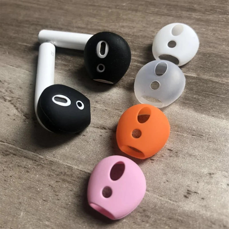 

Suitable For Apple Airpods2 Earphone Silicone Safety Cover Scratch-Proof Ultra-Thin Earmuffs Ear Cap Accessories