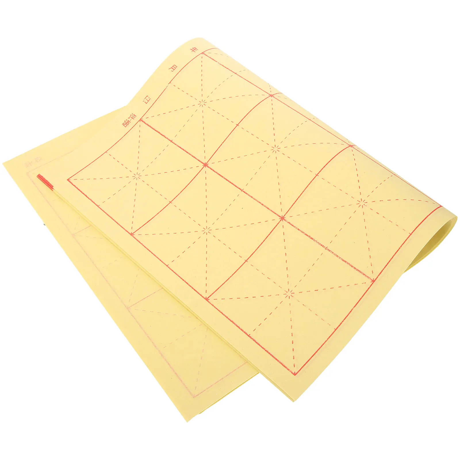 

90 Sheets Thick Raw Paper Calligraphy Practice 8 Size 15 Grids 3 Books Chinese Xuan Rice Paper H writing Writing Art Supplies