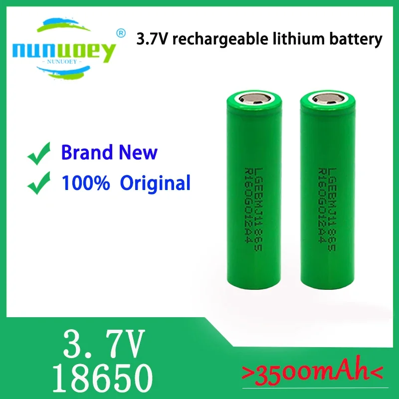 

1-20PCS 100% Original MJ1 3.7 v 3500 mah 18650 Lithium Rechargeable Battery For Flashlight batteries for LG MJ1 3500mah battery