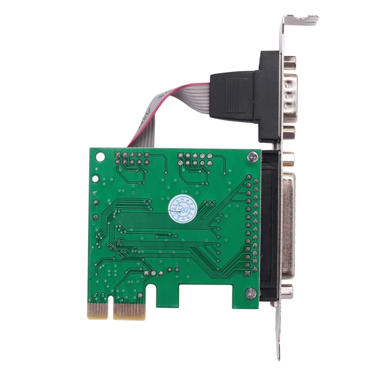 RS232 RS-232พอร์ตอนุกรม COM & เครื่องพิมพ์ DB25พอร์ตขนาน LPT TO PCI อะแดปเตอร์การ์ดด่วน PCI แปลง WCH382L ชิป