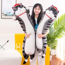 55-135cm Cute My Emperor Cats Long Plush Toy Fun Animals Cats Long Stuffed Pillow Comfortable Cushions Home Decor Birthday Gifts