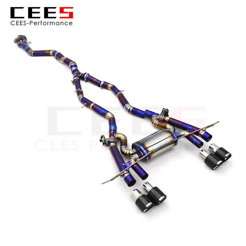 CEES Catback Exhaust for BMW M3 M4 G80 G82 G8X 3.0T 2019- Tuning Performance Titanium Valve Exhaust System Muffler Parts