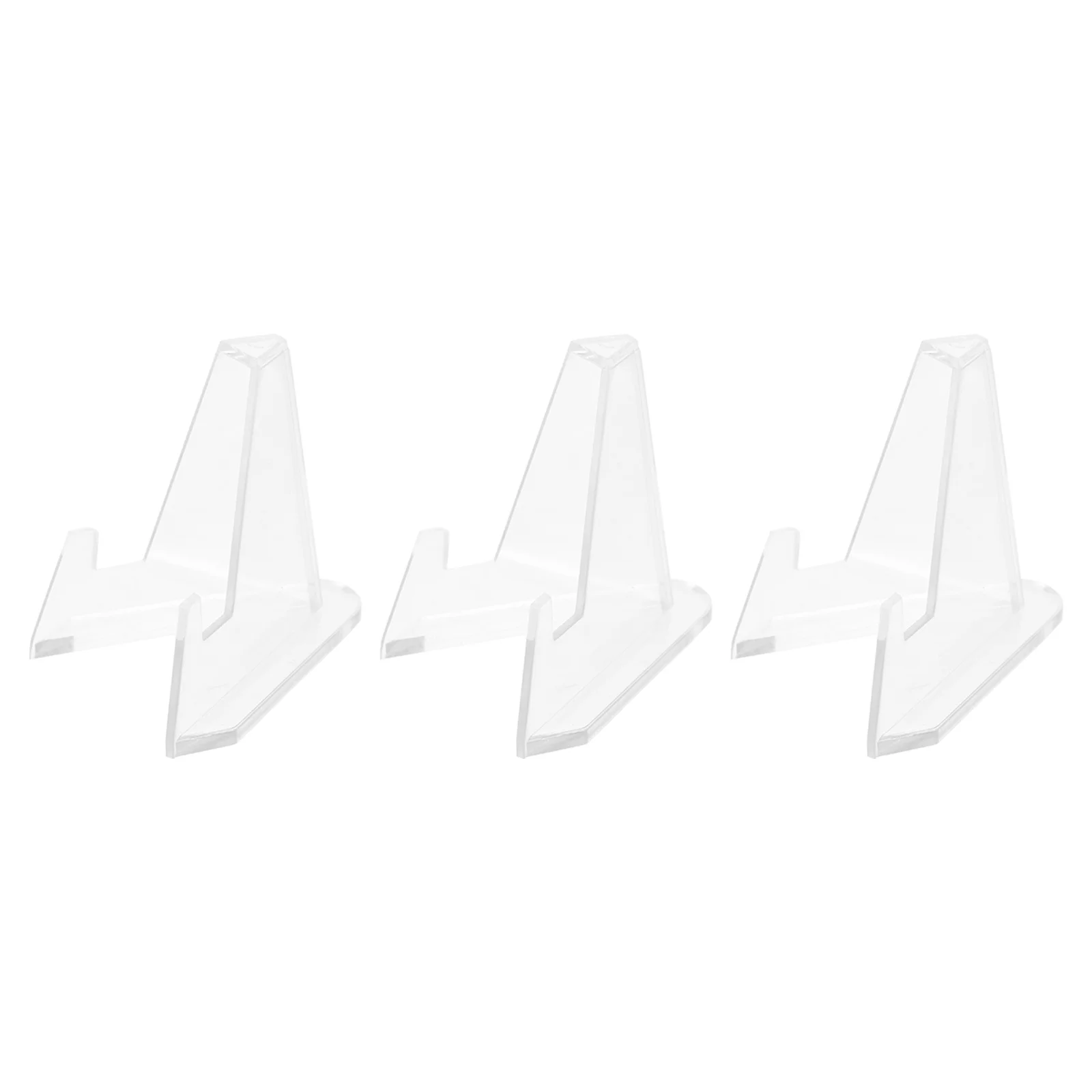 

3pcs Transparent Plastic Massager Stand Scraping Board Holder Large Capacity Desktop Organizer Non-Slip Durable Storage Rack For