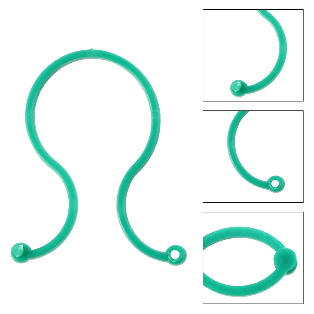 100pcs Garden Plant Hoops for Tomato, Cucumber & Melon Support – Adjustable Vine Trellis Rings for Vegetable Growth Control