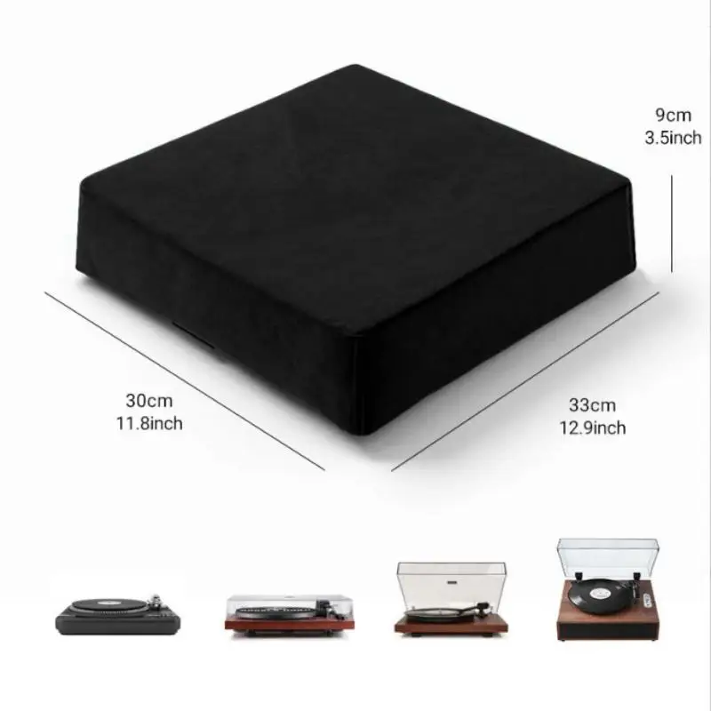 1Pcs Foldable Turntable Dust Case Sleeve For Audio-Technica AT-LP60XBT Turntable Dust Cover High Elasticity Turntable Sleeves