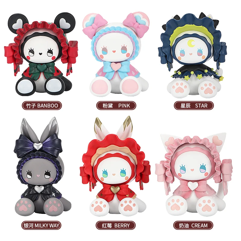 

New Emma Secret Forest Tea Party Blind Box Miniso Cute Girl Handmade Doll Desktop Ornament Halloween Gift