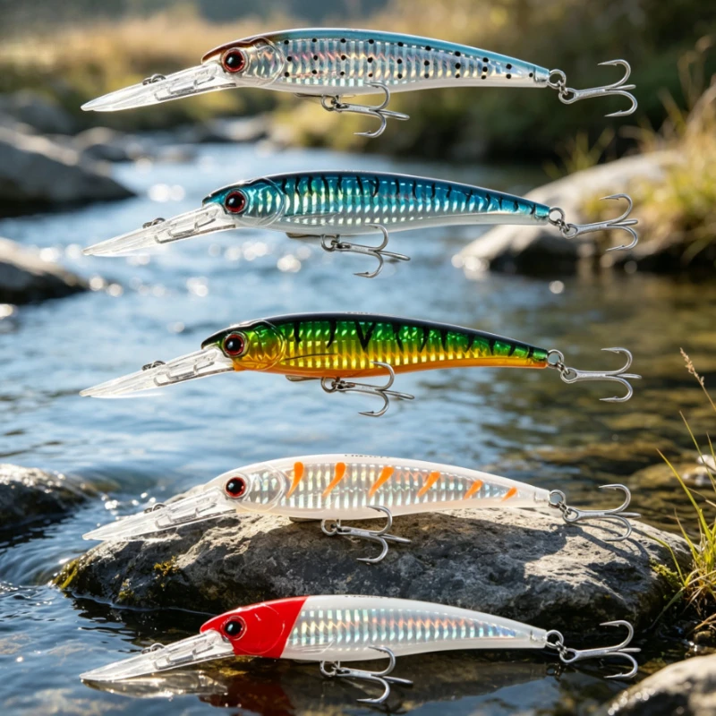 16cm 73g Deep Diving Hard Lure, Slow Sinking Large Bait for Saltwater Boat Trolling Offshore Fishing Lure, Scratch-Proof Durable