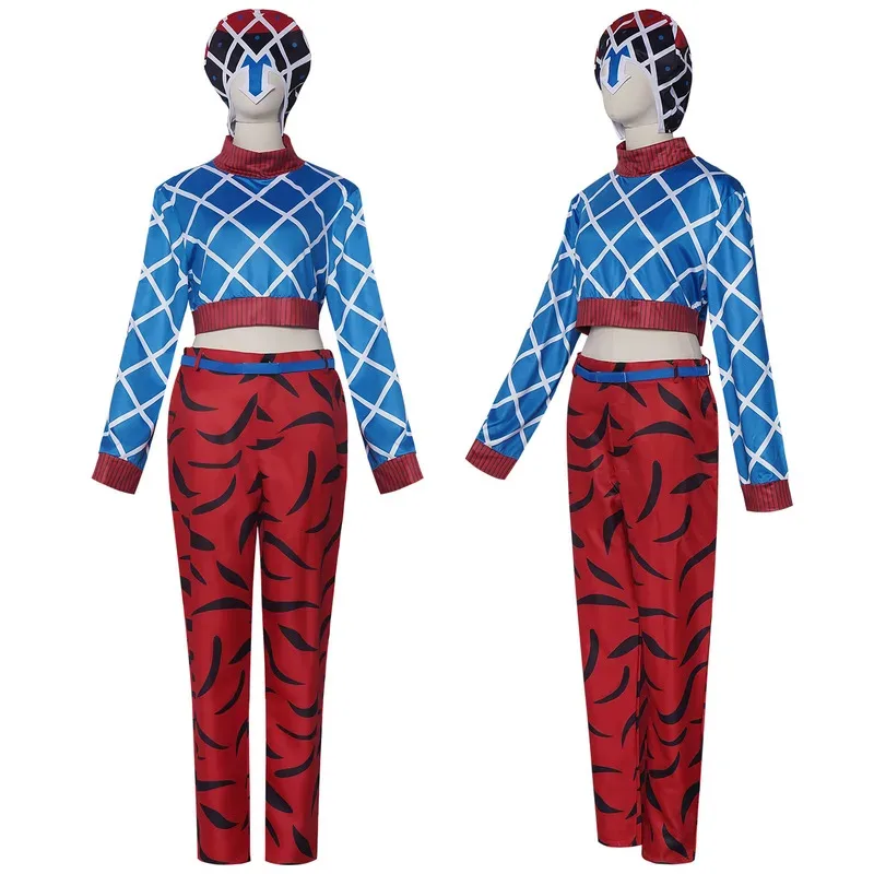 أزياء Guīdo Mista التأثيرية أنيمي Guido Mista للرجال والنساء ملابس حفلات الهالوين