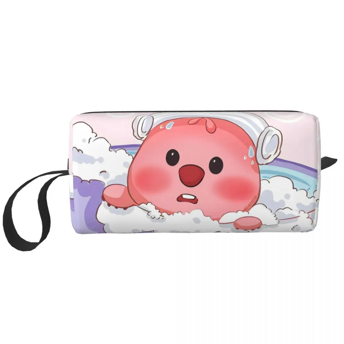 Zanmang Loopy Bath Makeup Bag Pouch Waterproof Cartoon Cosmetic Bag Travel Toiletry Bag Organizer Storage Purse for Women