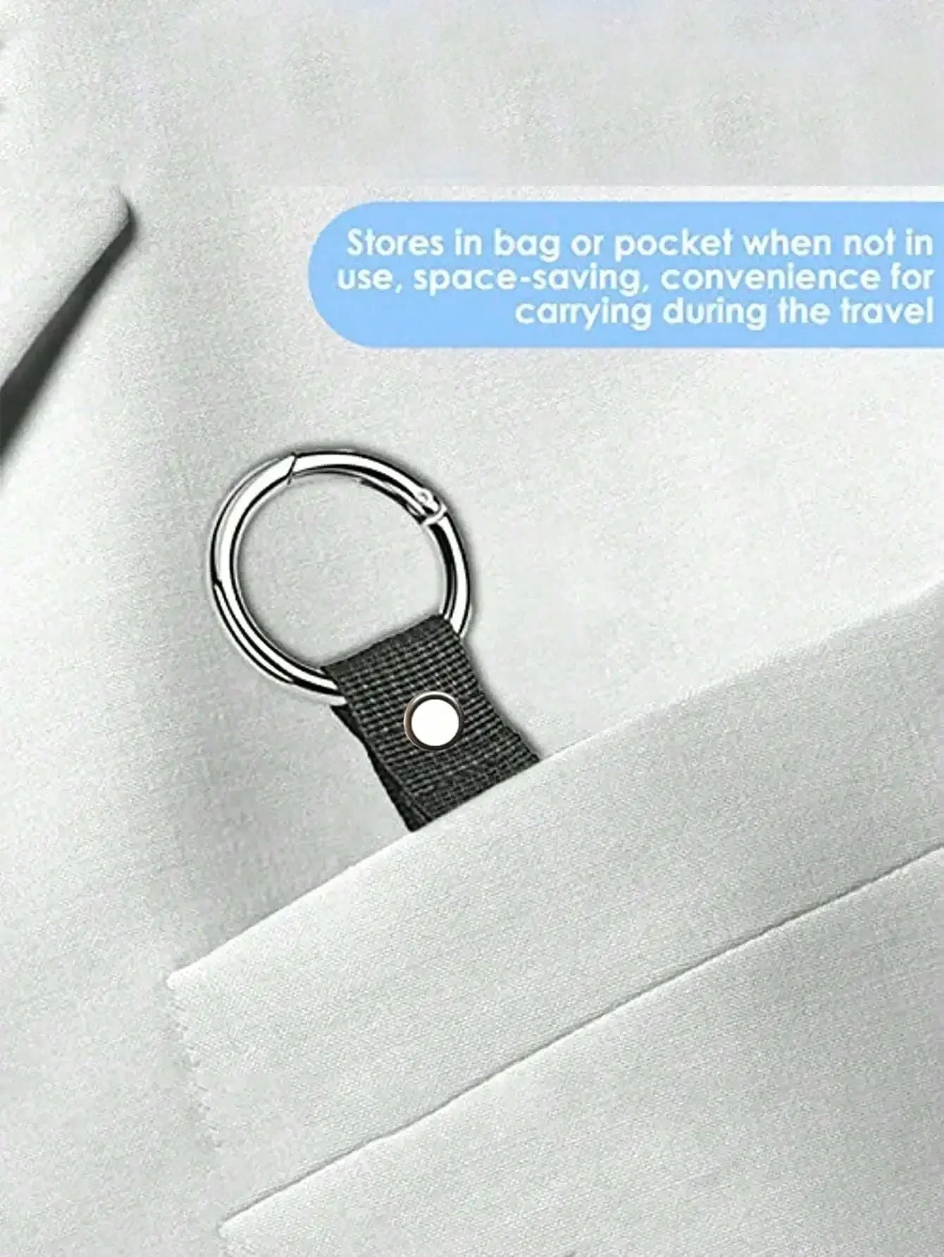 Draagbare anti-diefstal bagageriem Duurzame buitengesp Heren Dames Rugzakclip Must-have Reiscadeautas Tags voor bagage