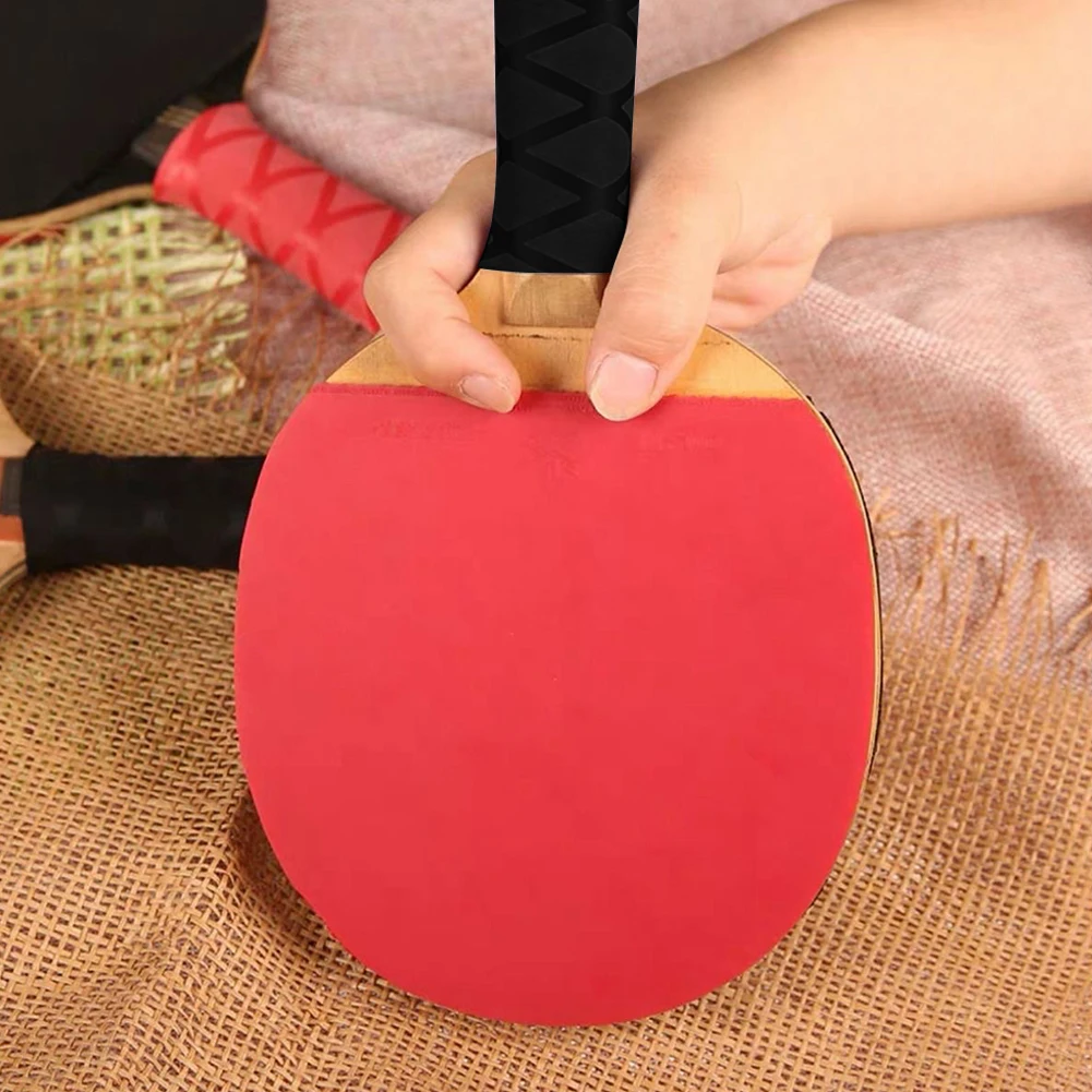 بينغ بونغ الخفافيش العصابة امتصاص العرق مضرب تنس الطاولة شريط لحام امتصاص الصدمات لمقبض الإمساك بينغ بونغ