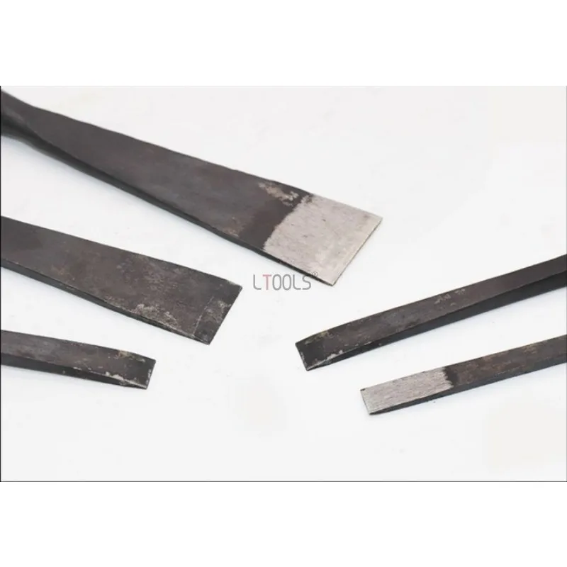 Imagem -06 - Mão Forjada Carpintaria Cinzel Flat Shovel Gouges Escultura e Aparar Manganês Aço Cinzel Ferramentas Manuais