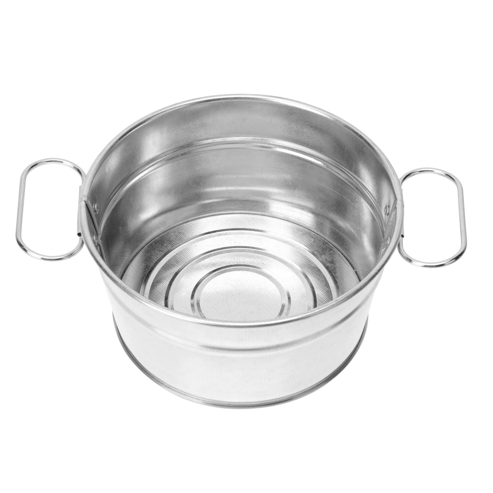 

Mini Bucket Food Containers Stainless Steel Restaurant Snack Holder