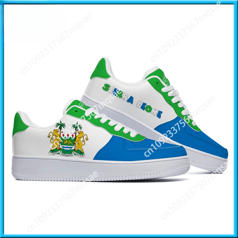 Dropshipping Print On Demand Custom Print Air Force Shoes Sneaker Liberia Mali Niger Senegal Sierra Leon Togo Flag