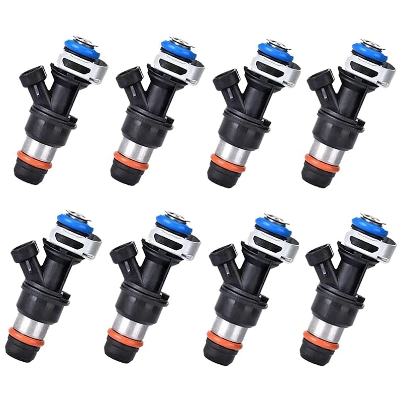 

8Pcs 2 Holes Fuel Injectors For 2001-2007 Avalanche Silverado Suburban GMC Sierra Yukon 4.8L 5.3L 6.0L V8 25317628