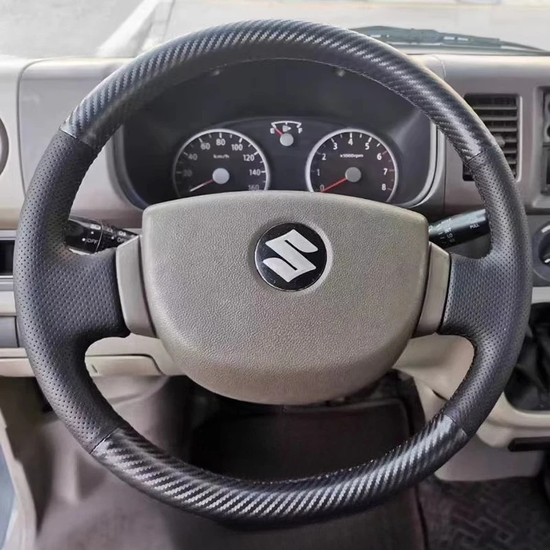 

Черный восстановленный чехол на руль из карбона для Suzuki Every Mini Van 2005-2014