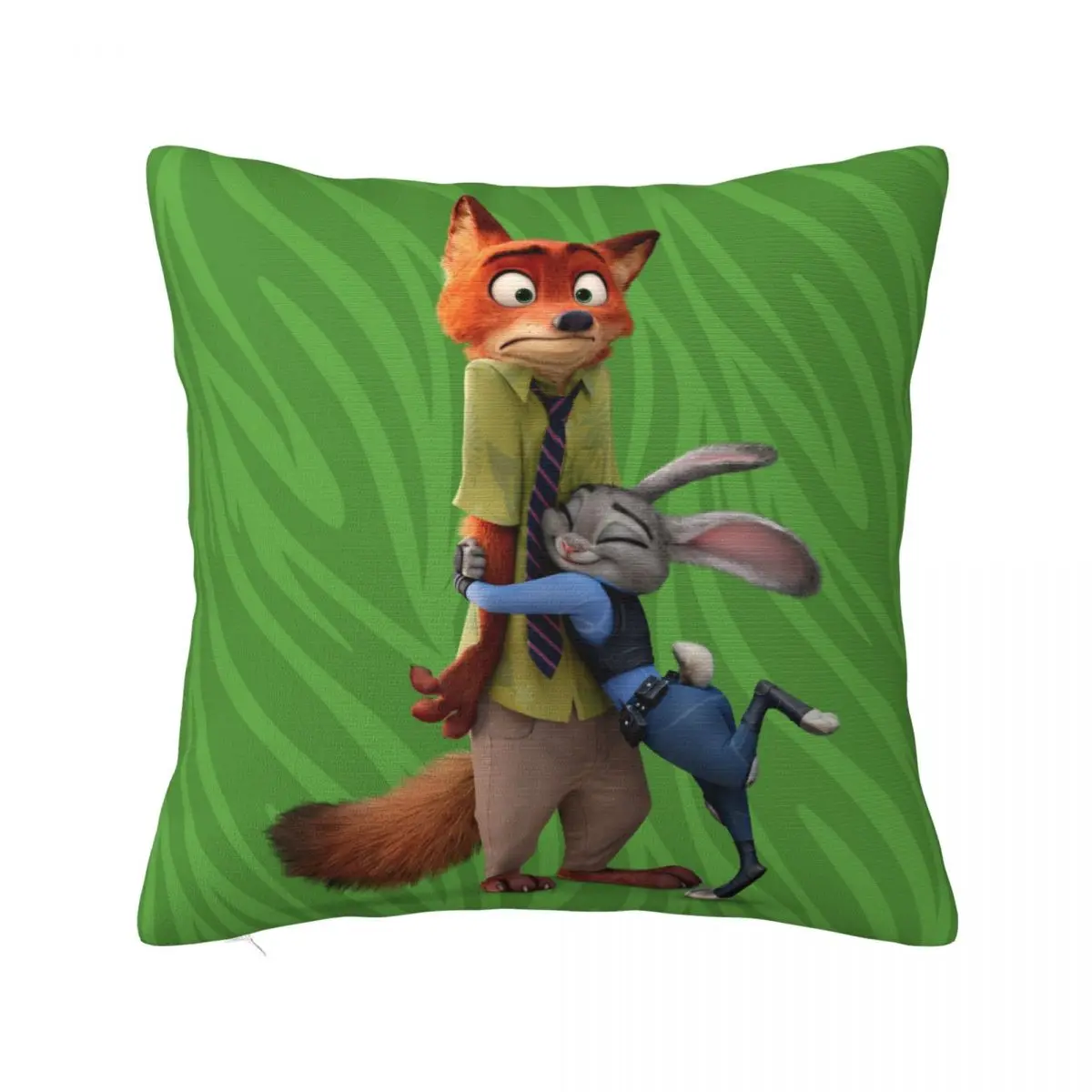 

Zootopia Judy & Nick Suspect Apprehended Pillowcase Soft Polyester Cushion Cover Decor Pillow Case Cover Home Square 45*45cm