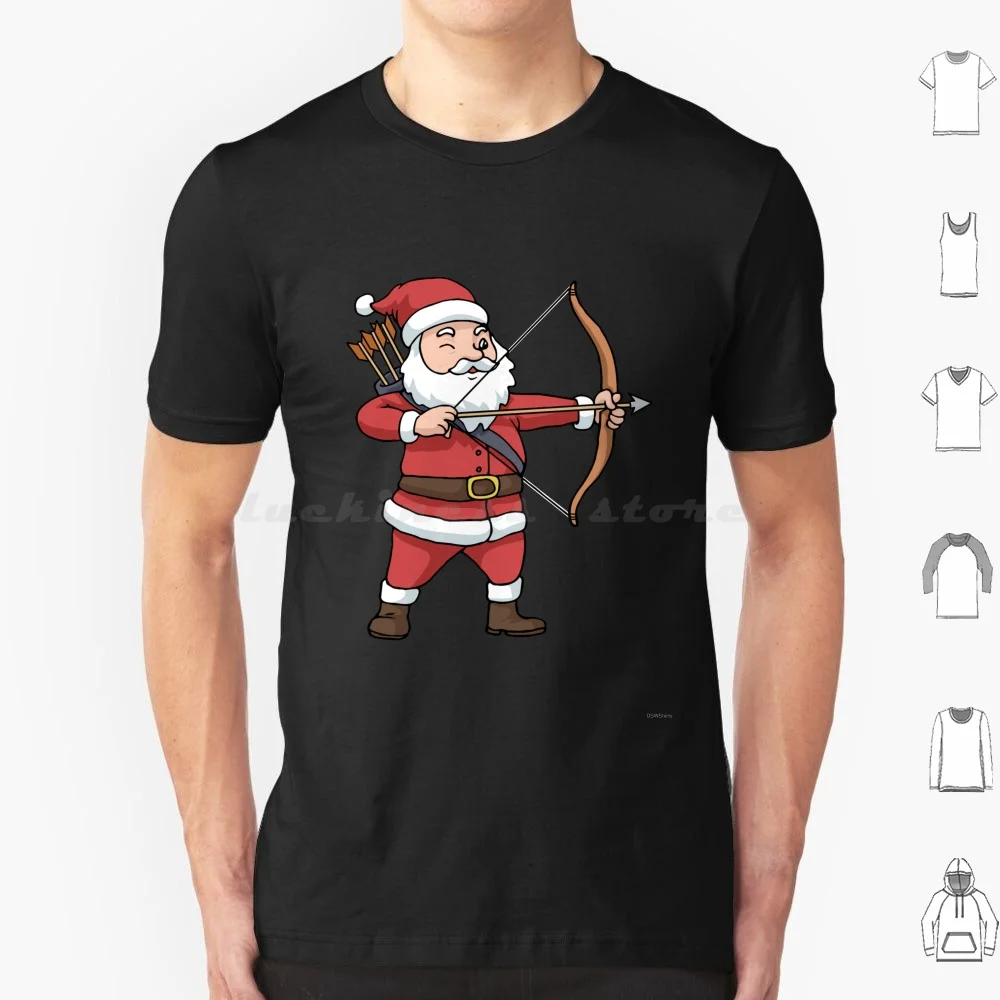 Christmas Arrow Bow Hunting Santa Claus T Shirt Men Women Kids 6Xl Women Girl Girl Arrow Christmas Christmas Bow Hunting