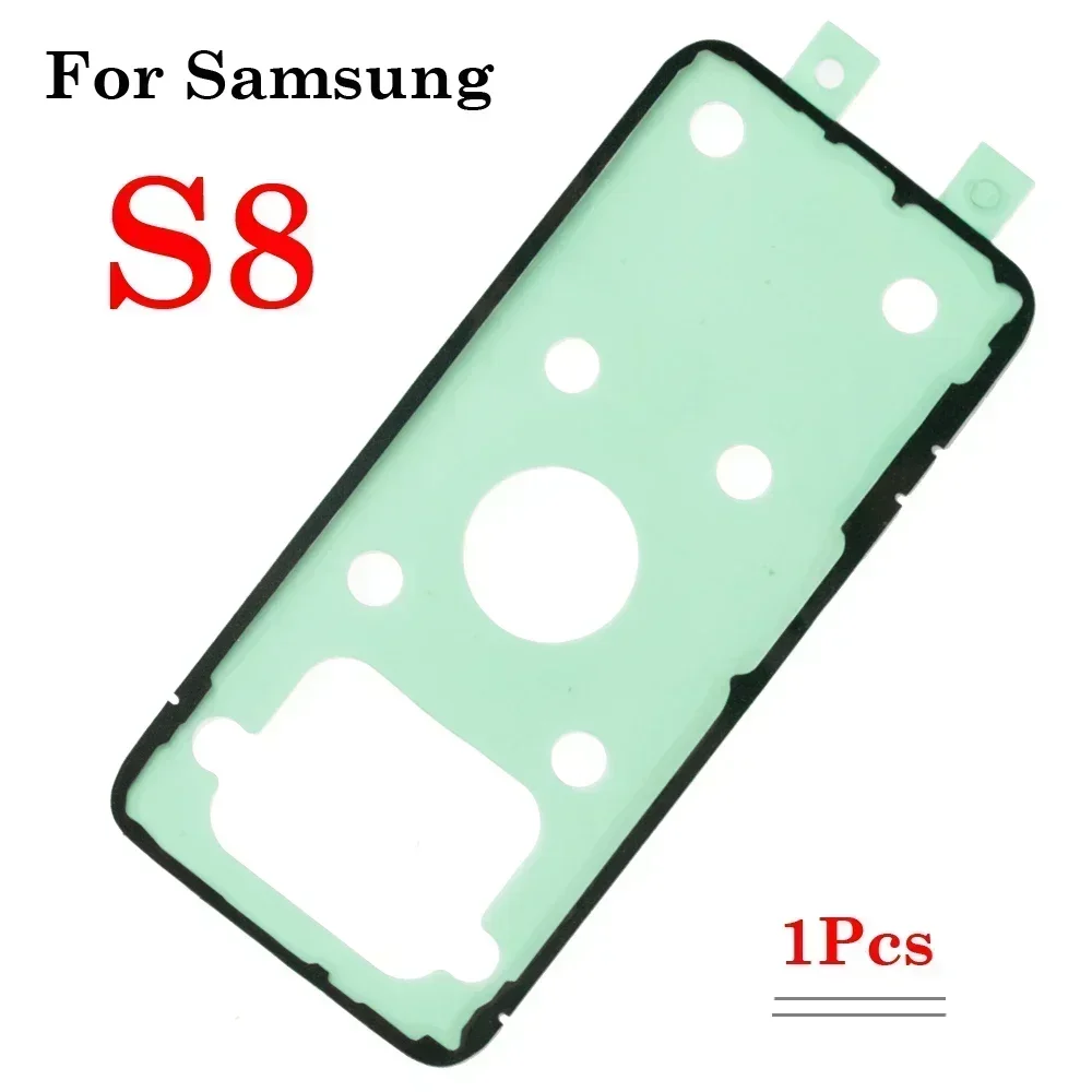 Pegatina trasera para batería, pegamento adhesivo, pegatina de cubierta trasera impermeable para Samsung Galaxy S8 S9 S10 S20 Note 8 9 10 20 Plus