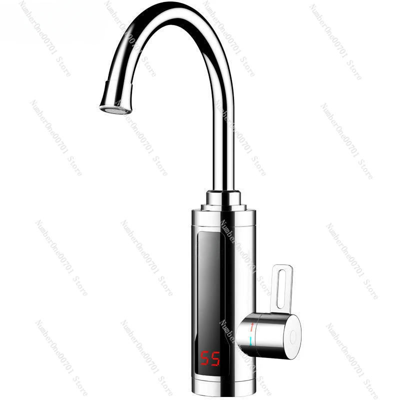 Frequency conversion instant electric faucet kitchen side down water heater