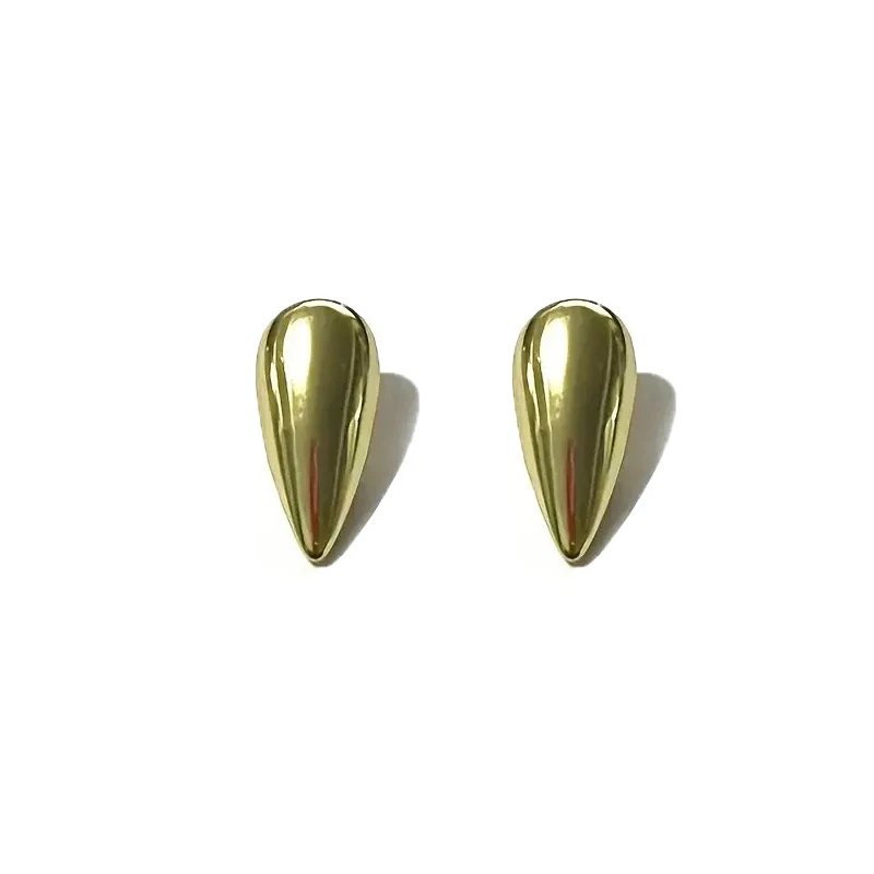 2Pcs 17MMShiny Golden And Silvery Fangs Suitable for Both Men And Women, Perfect for Halloween, Christmas, And Everyday Wear view 6